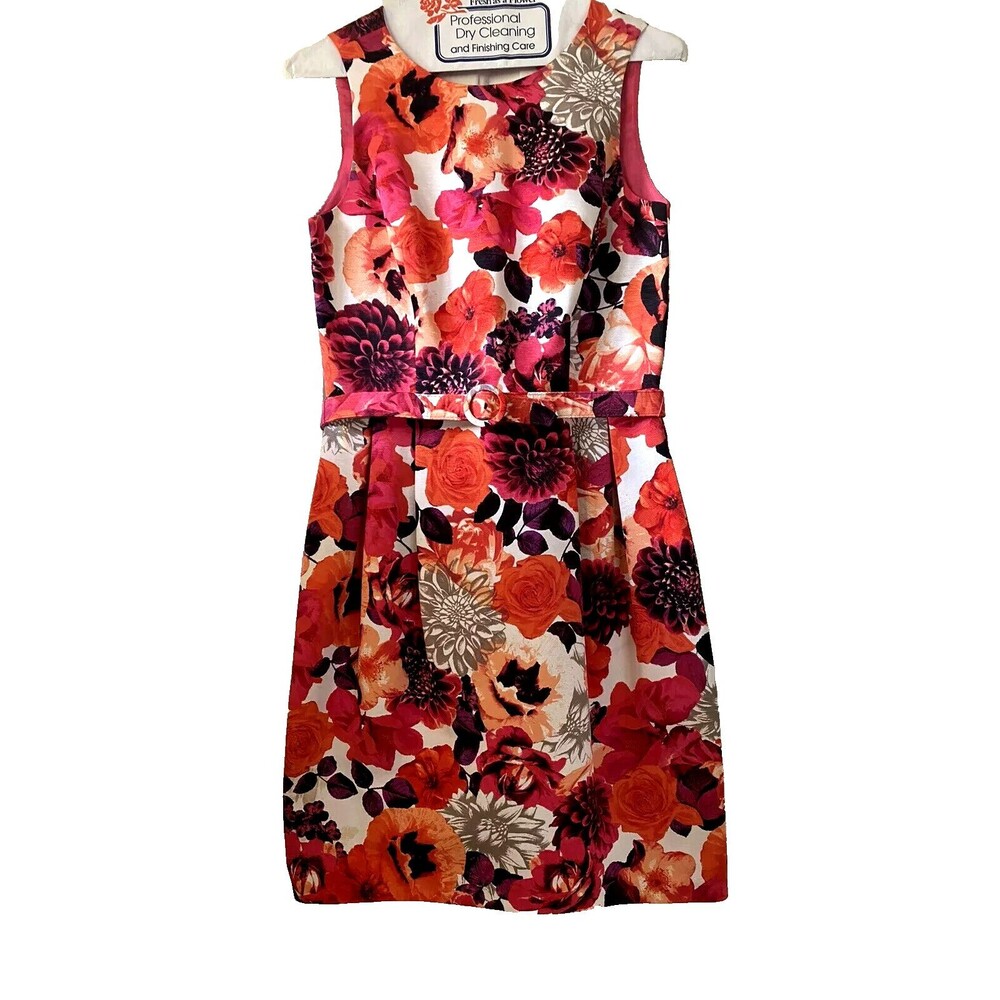 Eliza J Dress Size 4 Floral Print‎ Pink women